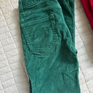 J. Crew Crewcuts Boys size 7 corduroy pants Green